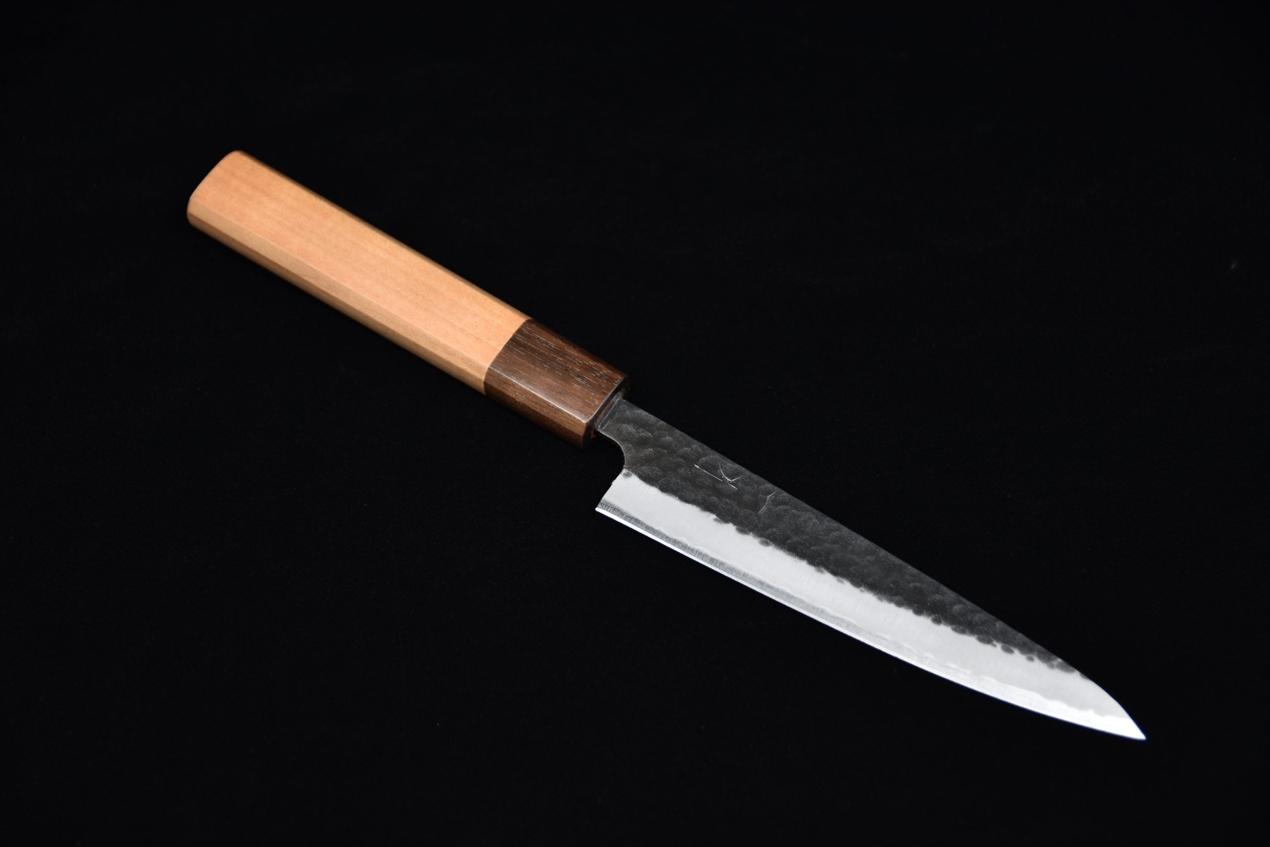 Hitohira Futana SB Kuro Nashiji Petty 135mm Cherry wood