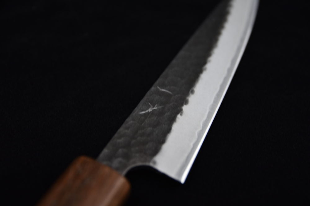 Hitohira Futana SB Kuro Nashiji Petty 135mm Cherry wood