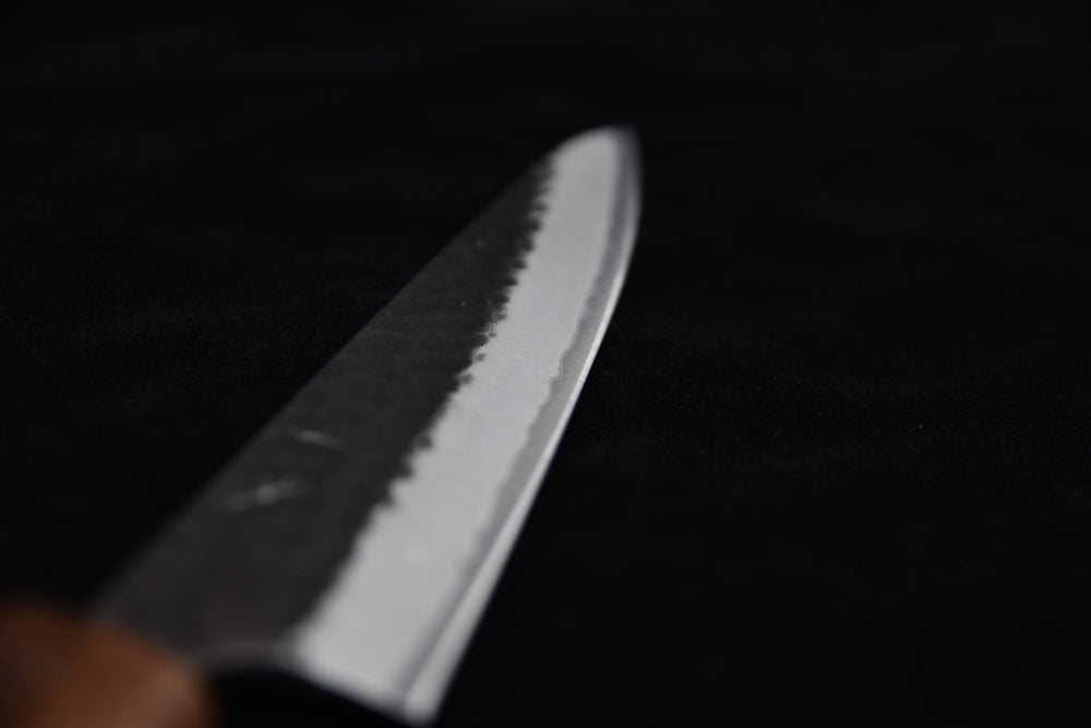 Hitohira Futana SB Kuro Nashiji Petty 135mm Cherry wood