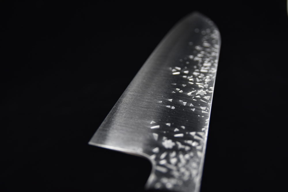 Takada No Hamono Silver #3 HH Reika Santoku 210mm Ho Wood
